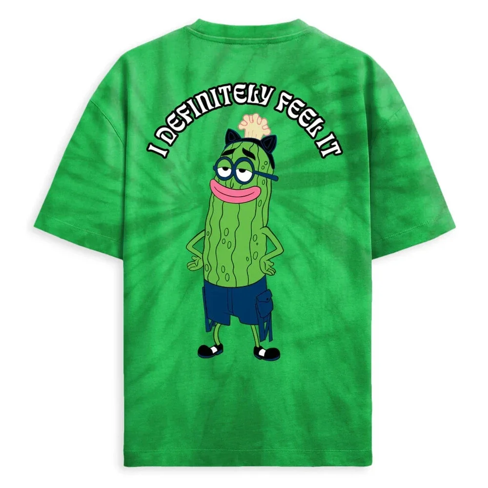 ALLEYCVT - KEVIN THE SEA PICKLE TIE DYE TEE Size Large L Green Tie Dye